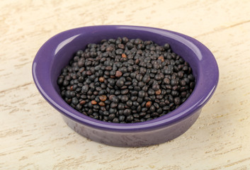 Black lentils