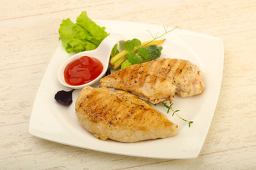 Roasted chicken breast
