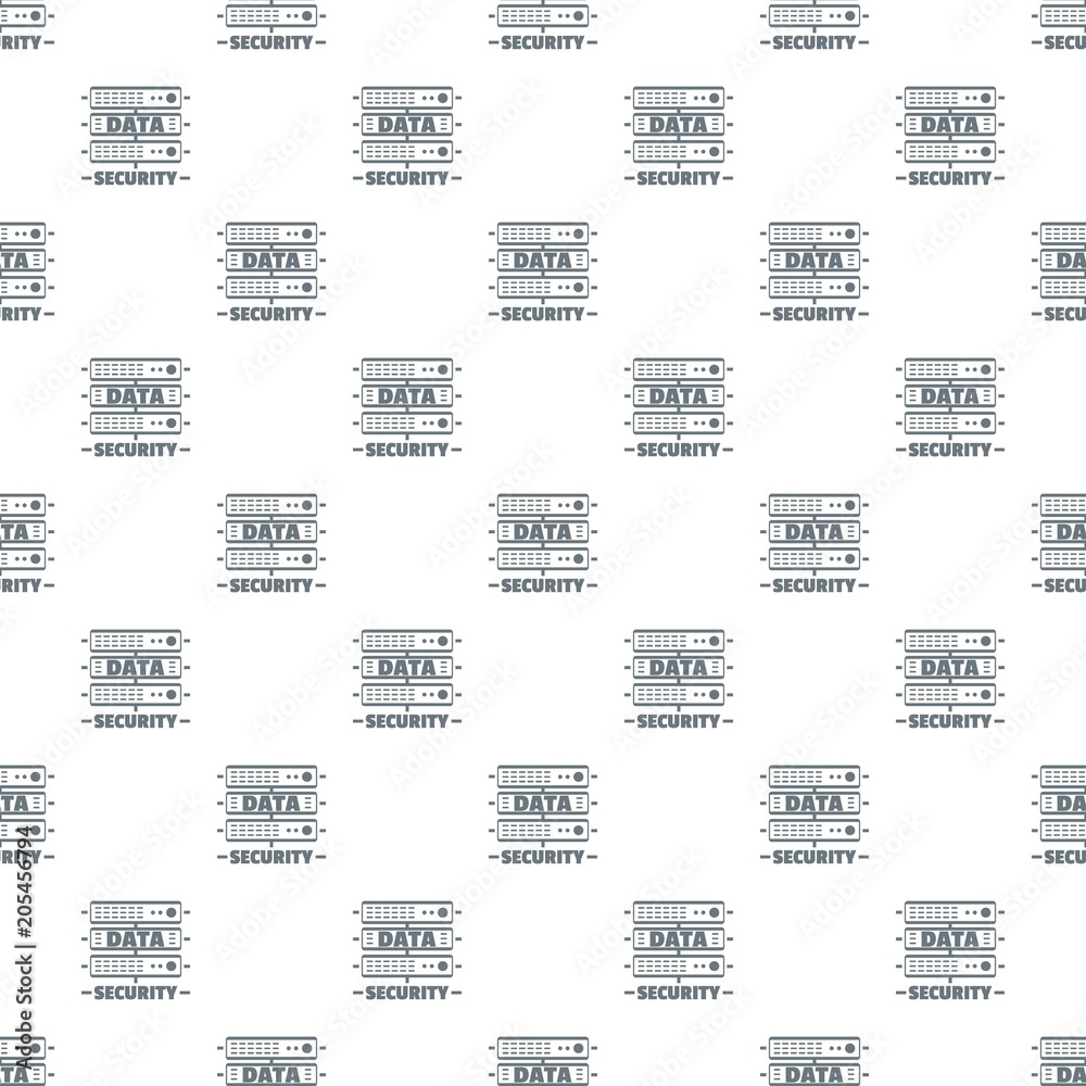 Poster Server data security pattern vector seamless repeat for any web design