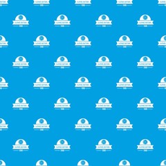 Clothes button design pattern vector seamless blue repeat for any use