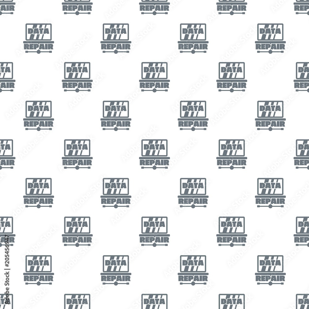 Poster pc data repair pattern vector seamless repeat for any web design