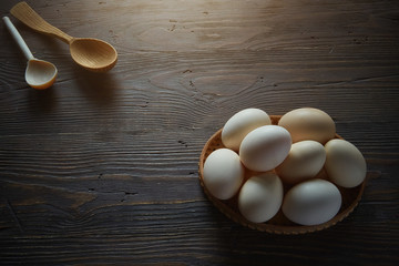fresh eggs, ready for cooking or baking delicious healthy foods