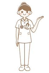 女性　看護師　ナース
