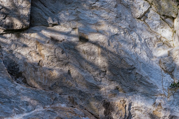 Closeup view on rock