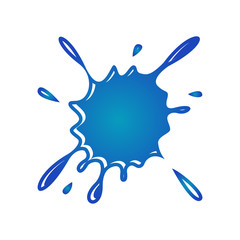 Fototapeta premium water splash vector, liquid melt, vector template ready for use