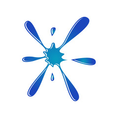 water splash vector, liquid melt, vector template ready for use