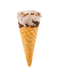 Sweet And Delicious Ice Cream Corn Isolated on White Background