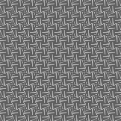 Gray Geometric pattern in repeat. Fabric print. Seamless background, mosaic ornament, ethnic style. 