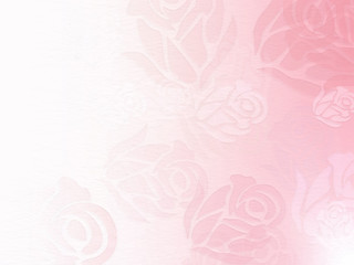 Rose Flower Paint Abstract white and pink bright background