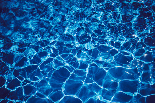 Abstract blue water  for background