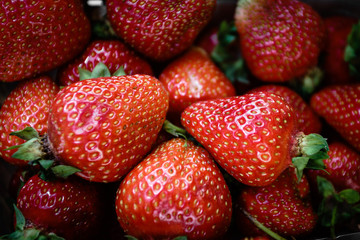 Strawberry. Fresh berries . Fruit background
