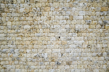 Natural old rectangle brick wall for background