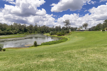 Fototapeta premium Brisbane river banks