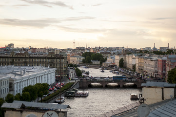 roofs of St. Petersburg