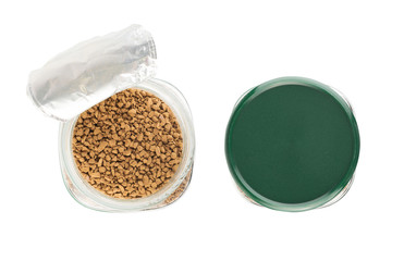 Instant Coffee Jar Isolated