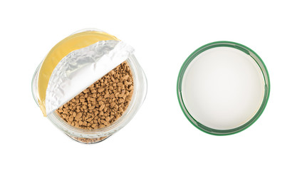 Instant Coffee Jar Isolated