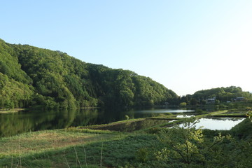 長野県　大町市　中綱湖