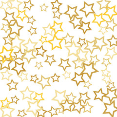 Colorful Stars Confetti, Mystery Sparkling Vector Background. Trendy Glowing Magic Glitter, Lights. Festive Falling Colorful Stars Confetti for Ads, Posters. 