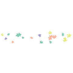 Confetti Background Pattern. Puzzle pieces and big ideas design, vector illustration graphic