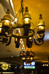 The Western restaurant in Taipei, Taiwan is a European-style restaurant, mainly beer, with a gorgeous vintage chandeliers.