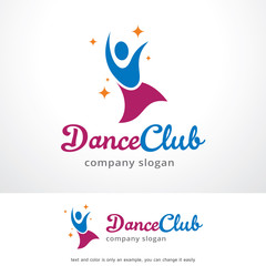 Dance Logo Logo Template Design Vector, Emblem, Design Concept, Creative Symbol, Icon