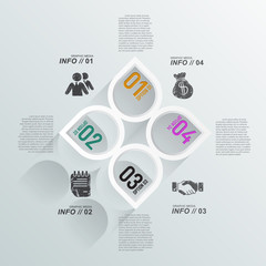 3D infographic background