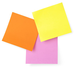 Mix Color Of Postit - CLIPPING PATH INCLUDED