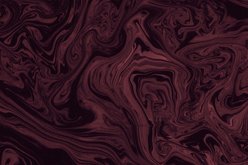 Suminagashi marble texture hand painted with black ink. Digital paper 1187 performed in traditional japanese suminagashi floating ink technique. Great liquid abstract background.