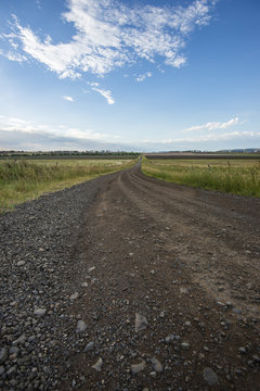 Road out in the countryside