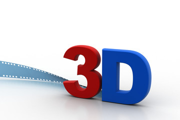 3d text with reel