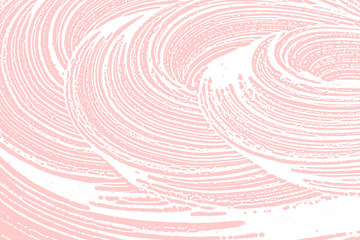 Fototapeta na wymiar Natural soap texture. Alive millenial pink foam trace background. Artistic valuable soap suds. Cleanliness, cleanness, purity concept. Vector illustration.