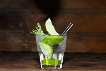 alcohol, cocktail, mojito, fruit, mint, juice, lime, drink, summer, copy space