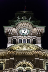 Palaces of Trieste. Night of dreams in Piazza dell'Unità