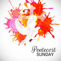 Pentecost Sunday. - obrazy, fototapety, plakaty