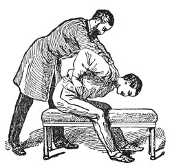 Physiotherapie am Rücken
