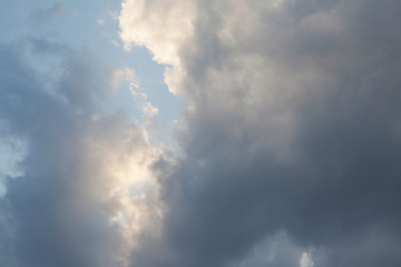 Fototapeta na wymiar Beautiful Cumulus clouds. Sky