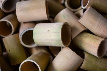 Bamboo plant for background, Thailand Small Business in Community.