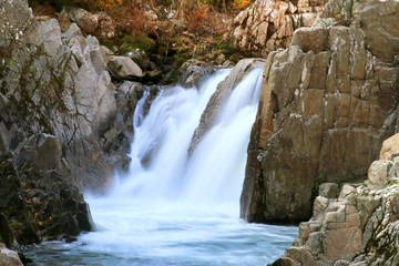 Fototapeta premium 篭場の滝・夏井川渓谷（福島県・いわき市）