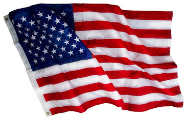 Obraz premium Waving American flag