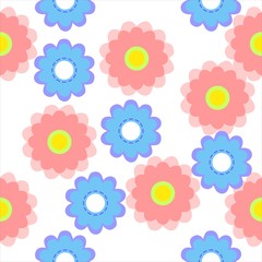 Seamless pattern floral background

