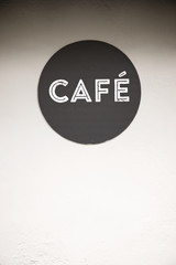 Cafe signboard view