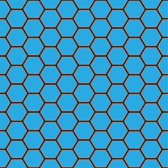 Seamless Pattern Hexagon Honeycomb Texture. Vector illustration.