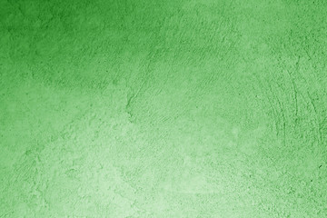Obraz premium Plaster wall texture in green color.