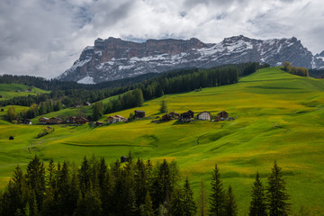 Dolomites mountains and lakes, north Italy
