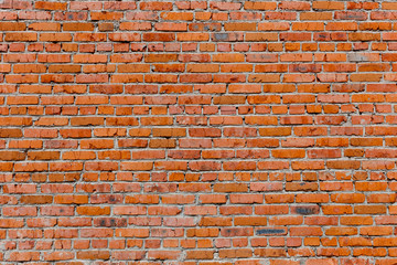 Old Red Brick Wall Texture Background