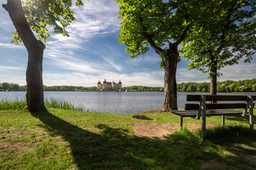 Schloss Moritzburg am Abend
