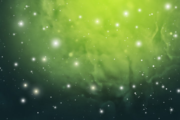 Obraz premium Astrology Mystic Outer Space Background. Vector Digital Illustration of Universe.