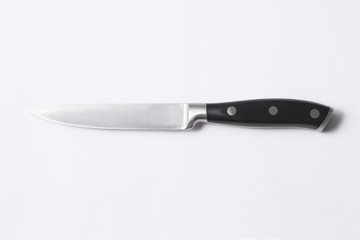 cook knife isolated on white background with copy space