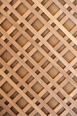 Decorative wooden grid