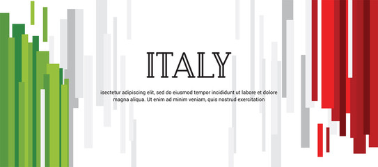 abstract Italian flag. abstract banner. Second of June, celebration of Italian Republic Holiday.